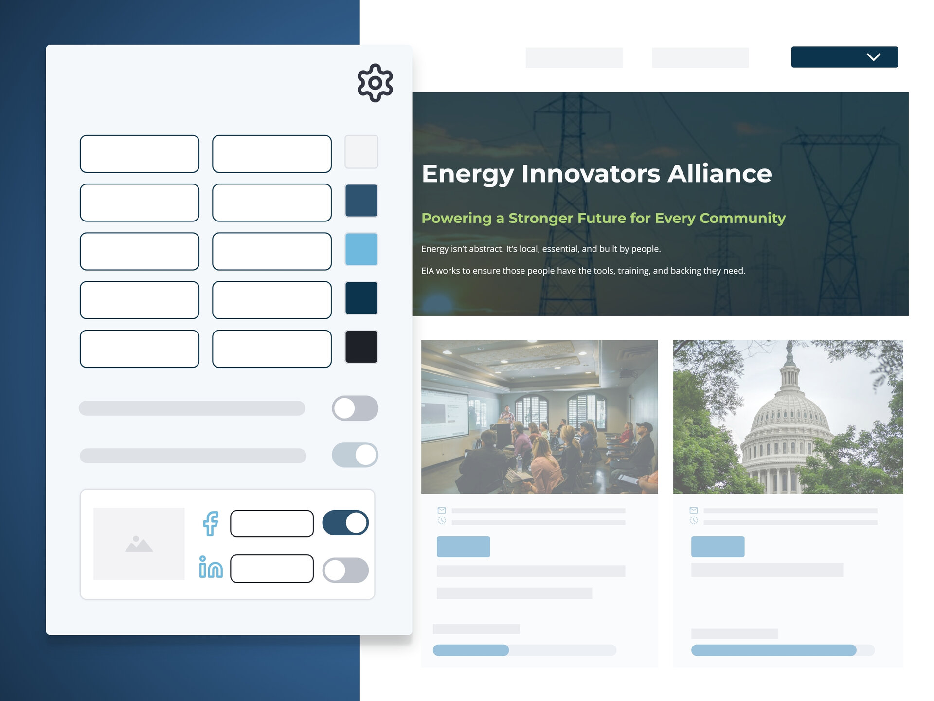 A sleeker, higher-performing campaign page.