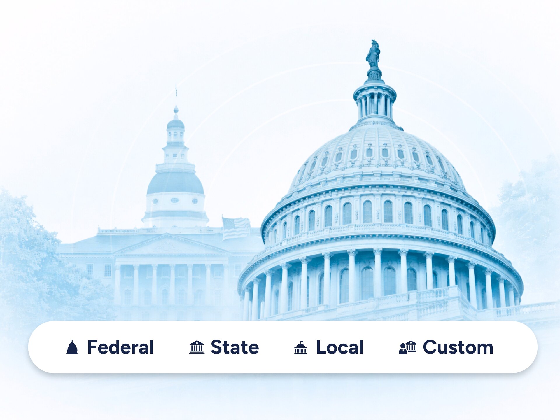 Connect to 8,000+ legislators and unlimited custom targets.