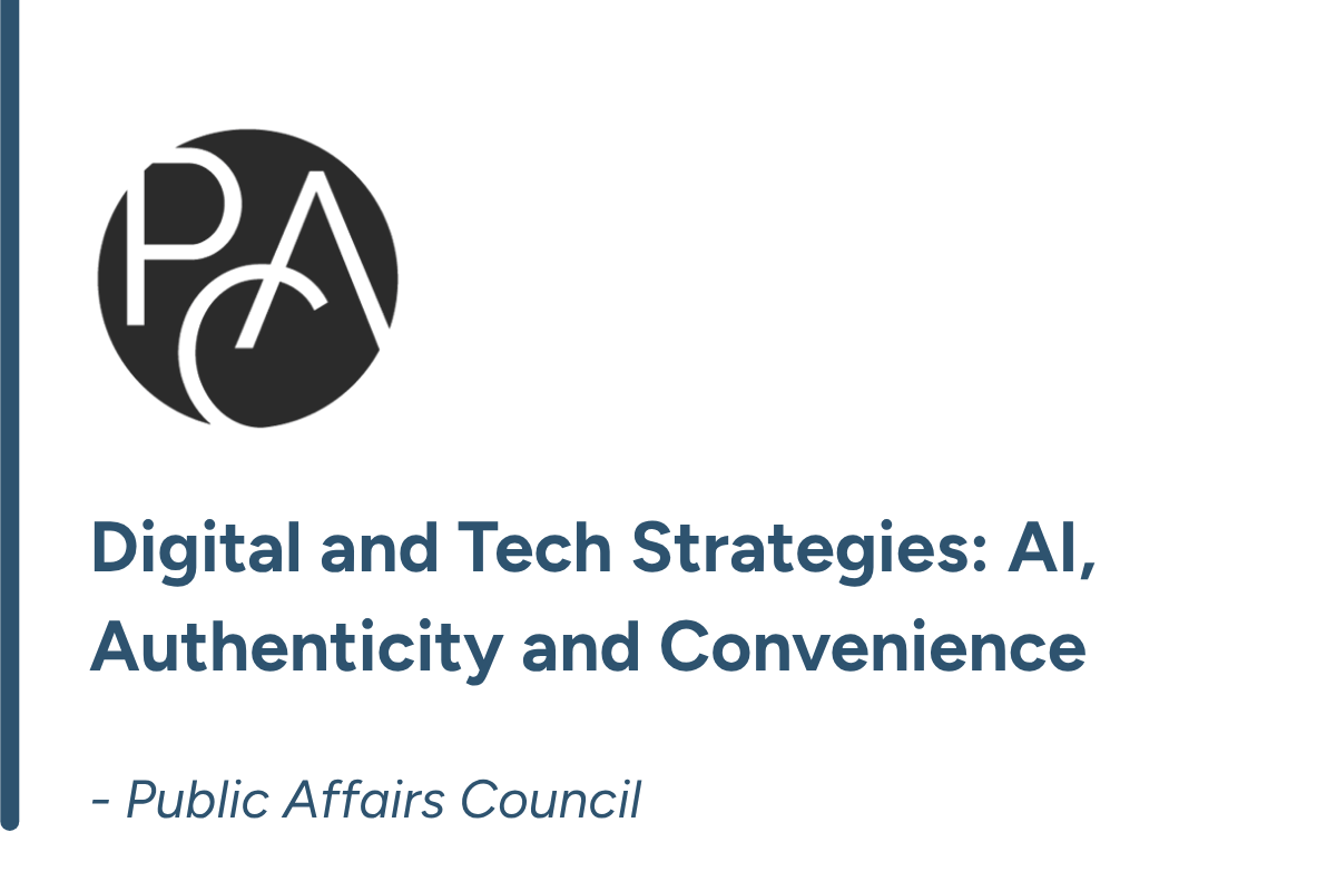 Digital and Tech Strategies: AI, Authenticity and Convenience