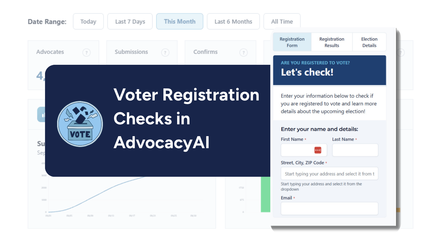 Voter Registration Checks in AdvocacyAI 